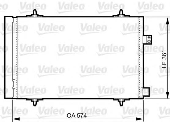814363 VALEO Конденсатор