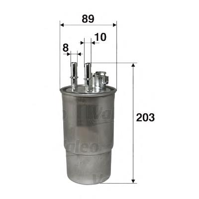 Паливний фільтр 587536 VALEO