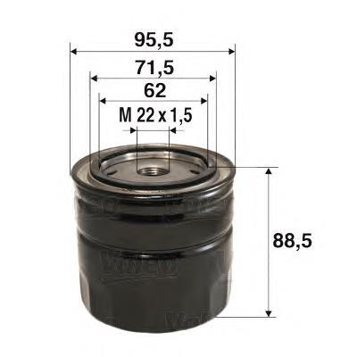 Масляний фільтр 586097 VALEO