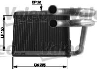 Радіатор пічки (обігрівача) VALEO 812434 ціна, від 36.36 USD