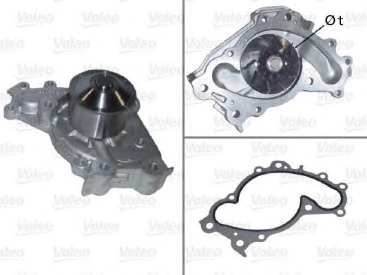 Помпа охолодження VALEO 506618 ціна, від 40.52 USD