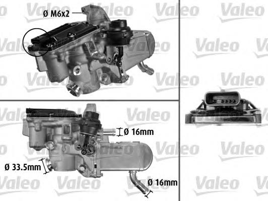 700433 VALEO Клапан рециркуляції відпрацьованих газів EGR