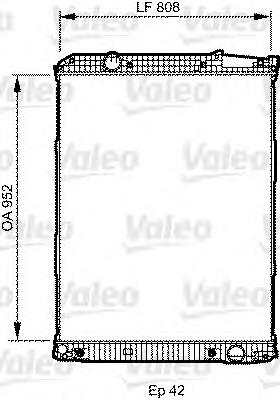Радіатор основний VALEO 733507 ціна, від 458.99 USD