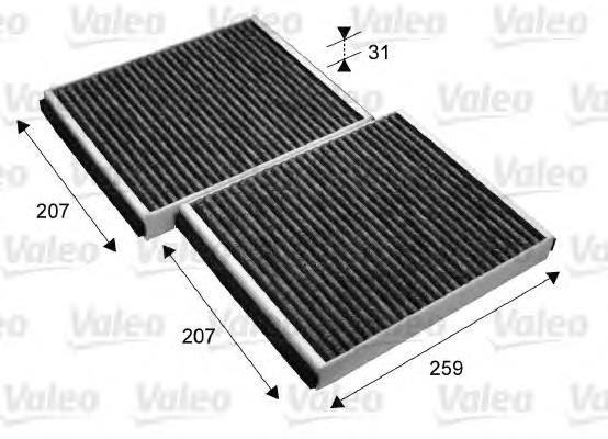 Купити 715690 VALEO Фільтр салону вугільний