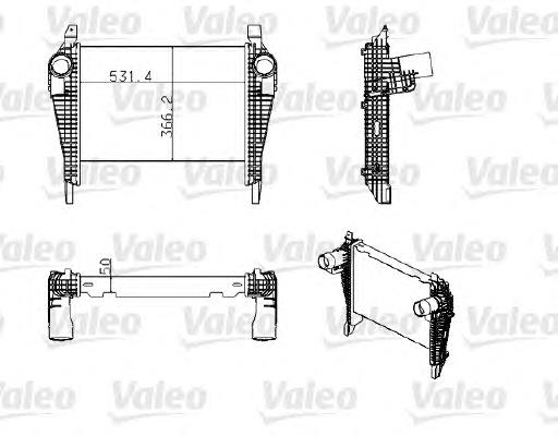 Радіатор интеркуллера 818778 VALEO