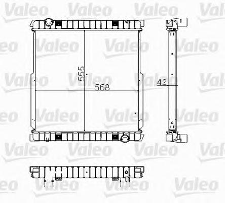 734872 VALEO Радіатор охолодження двигуна