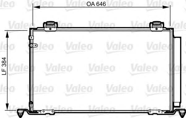 814209 VALEO Конденсатор