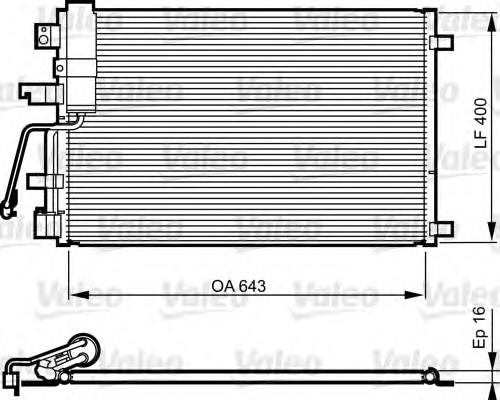 Конденсатор кондиціонера VALEO 814010 ціна, від 107.09 USD