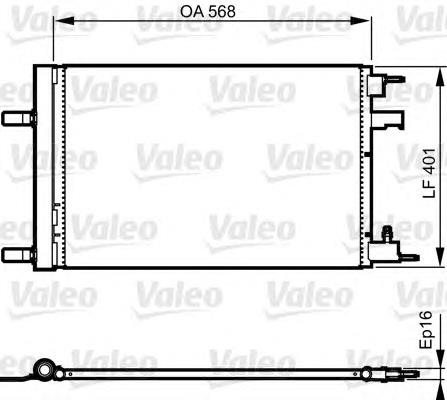 Конденсатор кондиціонера VALEO 814201 ціна, від 91.57 USD
