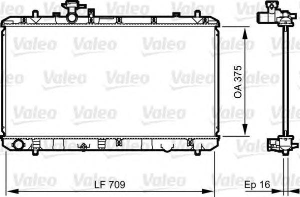 Радіатор охолодження VALEO 735407