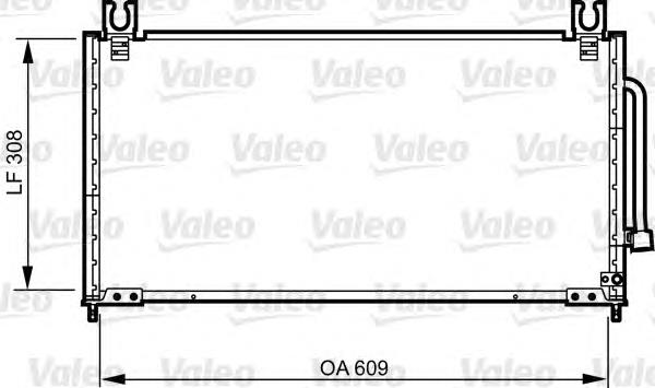 Радіатор кондиціонера BC1M61480 Mazda