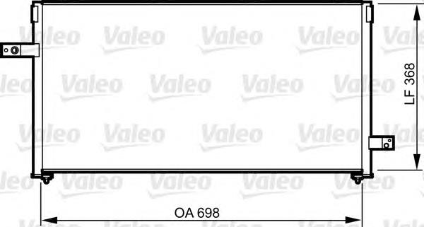 Конденсатор кондиціонера VALEO 814311 ціна, від 128.65 USD