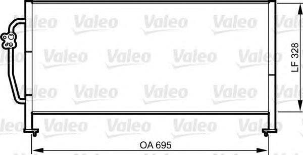 814306 VALEO Конденсатор