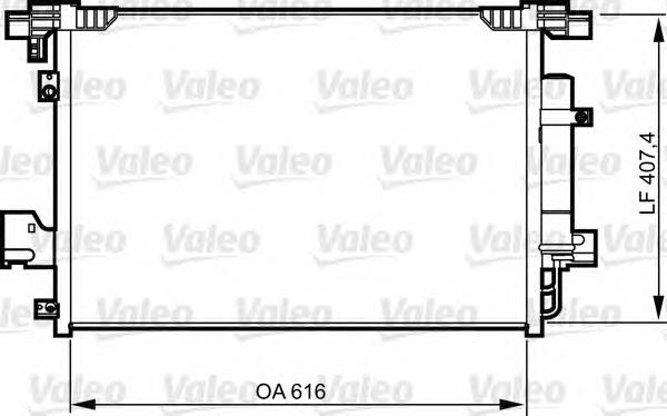 814315 VALEO Конденсатор