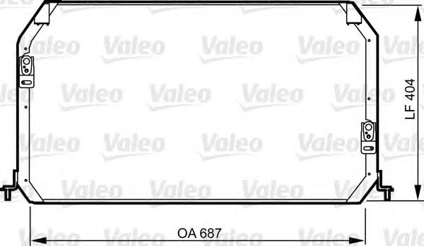 814282 VALEO Конденсатор
