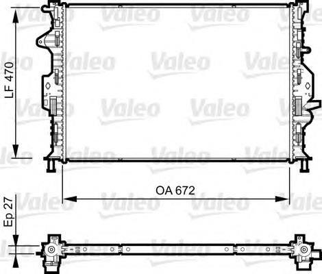 Радіатор охолодження VALEO 735374