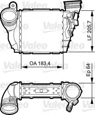 817557 VALEO Охолоджувач наддувочного повітря