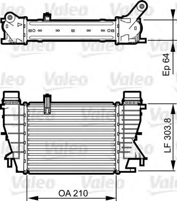 Інтеркулер 818251 VALEO