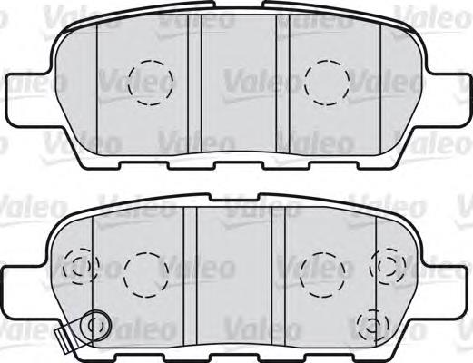 Задні гальмівні колодки VALEO 601009 ціна, від 18.50 USD