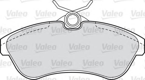 Тормозні колодки VALEO 598501