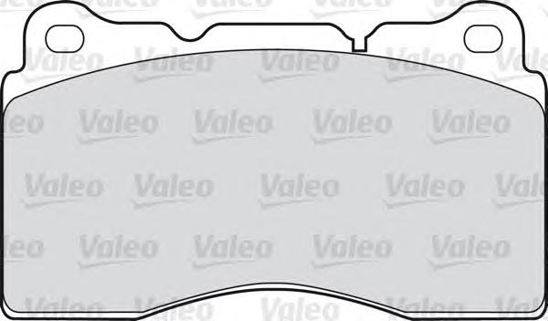 598772 VALEO колодки гальмівні передні, дискові