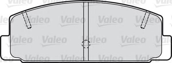 598780 VALEO Колодки гальмівні задні, дискові