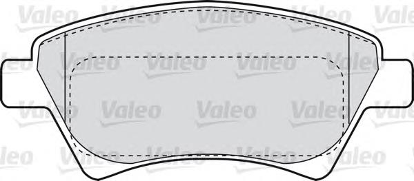 Купити 598558 VALEO Колодки гальмівні передні, дискові