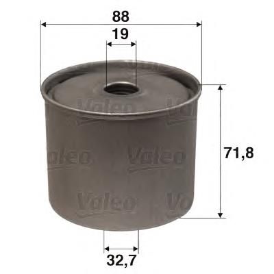 Купити 587701 VALEO Фільтр-відстійник палива грубої очистки