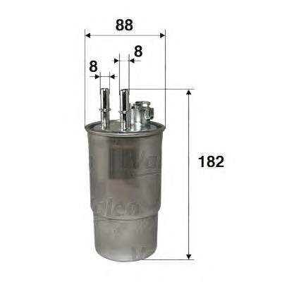 Фільтр паливний VALEO 587525