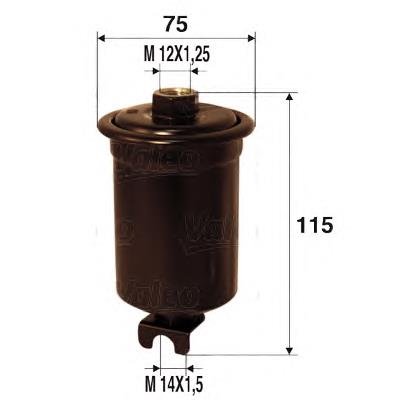 Фільтр тонкого очищення палива VALEO 587208 ціна, від 5.92 USD