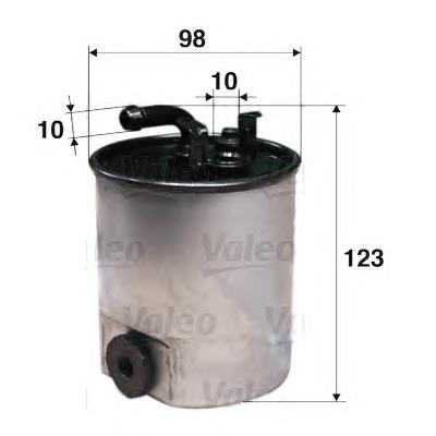 Фільтр тонкого очищення палива VALEO 587508 ціна, від 31.50 USD