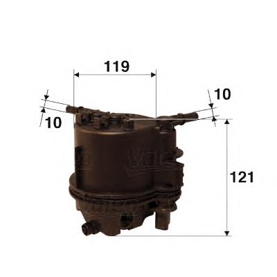 Фільтр тонкого очищення палива VALEO 587501 ціна, від 22.69 USD