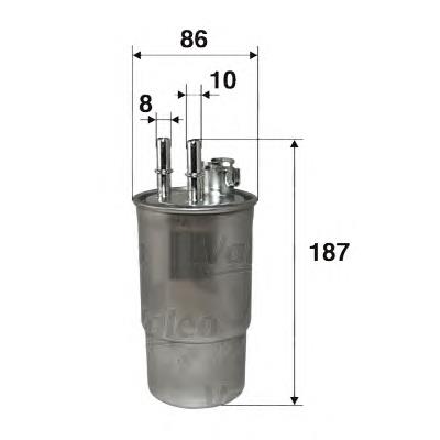 Купити 587503 VALEO Фільтр-відстійник палива грубої очистки