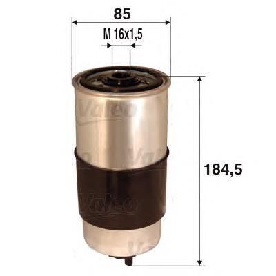 Фільтр тонкого очищення палива VALEO 587708 ціна, від 10.17 USD