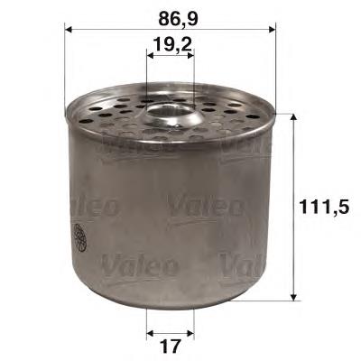 Фільтр тонкого очищення палива VALEO 587704 ціна, від 3.38 USD