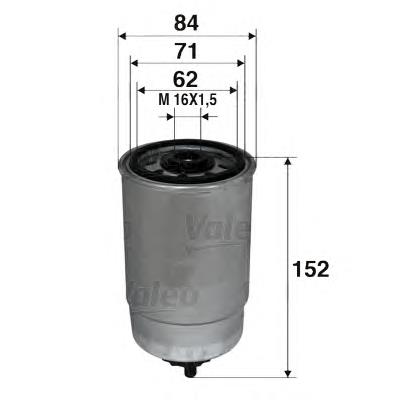 Фільтр тонкого очищення палива VALEO 587713 ціна, від 7.90 USD
