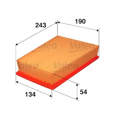 Елемент повітряного фільтра VALEO 585156 ціна, від 7.87 USD