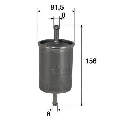 Паливний фільтр 587006 VALEO