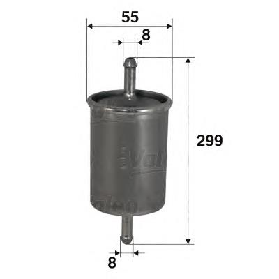 Паливний фільтр 587014 VALEO