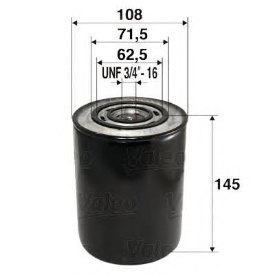 Масляний фільтр двигуна VALEO 586014 ціна, від 9.01 USD
