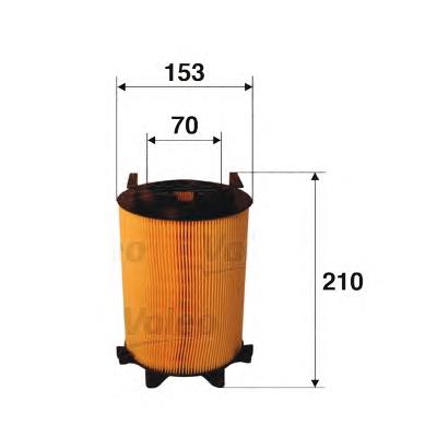 Купити 585653 VALEO Автомобільний фільтр повітря