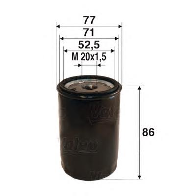 Фільтр масляний VALEO 586002