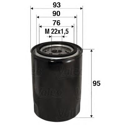586006 VALEO Фільтр масла