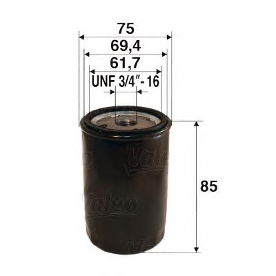 Масляний фільтр двигуна VALEO 586068 ціна, від 3.38 USD