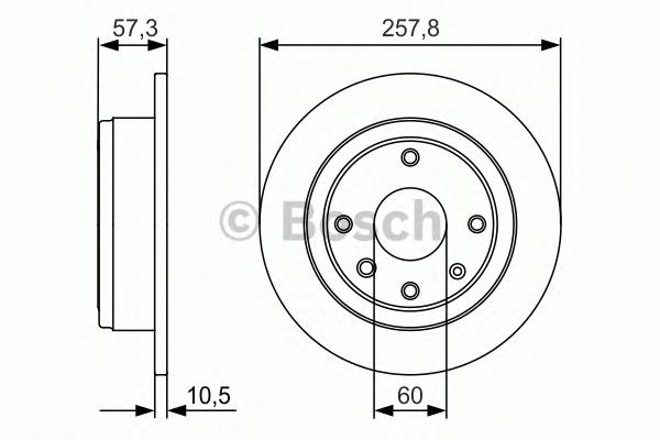 Задні дискові гальма Bosch 0986479985 ціна, від 30.67 USD