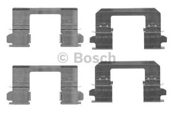 Комплект пружинок кріплення дискових колодок, передніх Bosch 1987474461 ціна, від 5.71 USD