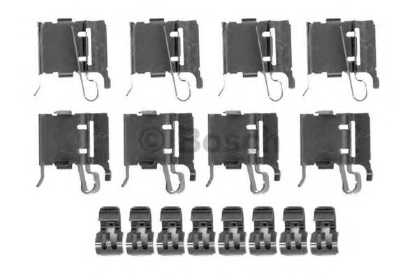 1987474468 Bosch Комплект пружинок кріплення дискових колодок, передніх