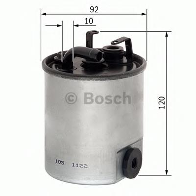 Купити F026402003 Bosch Фільтр-відстійник палива грубої очистки