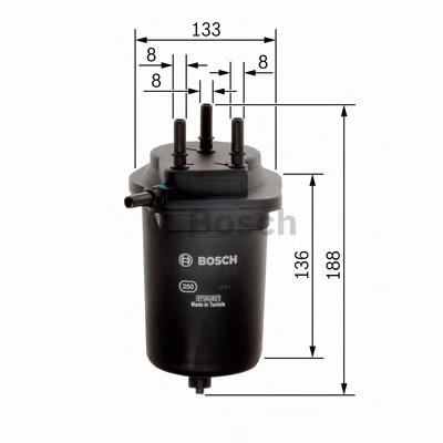 Купити F026402080 Bosch Фільтр-відстійник палива грубої очистки