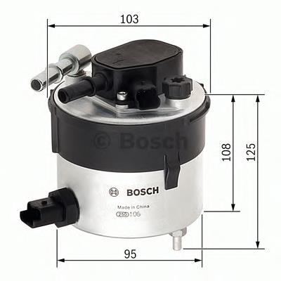 Фільтр тонкого очищення палива Bosch F026402046 ціна, від 48.89 USD